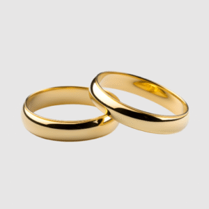 Simple Gold Couple Bands