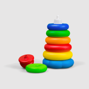 Colorful Ring Stacking Tower