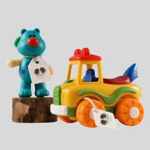 Bear & Cartoon Truck Toy Set
