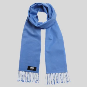 Blue Plain Scarf
