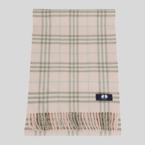 Checkered Wool Scarf