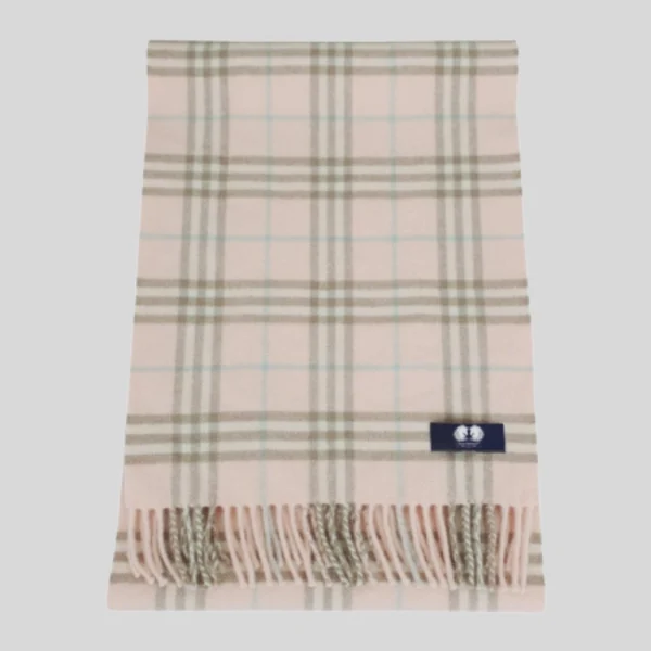 Checkered Wool Scarf