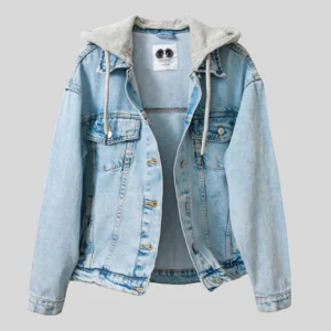 Denim Jacket with Hood