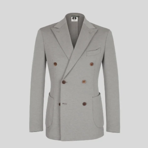 Double Breasted Coat – Grey