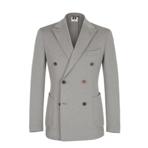 Double Breasted Coat – Grey