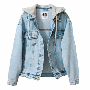 Denim Jacket with Hood