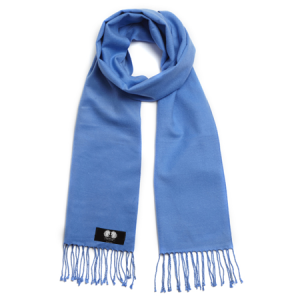 Blue Plain Scarf